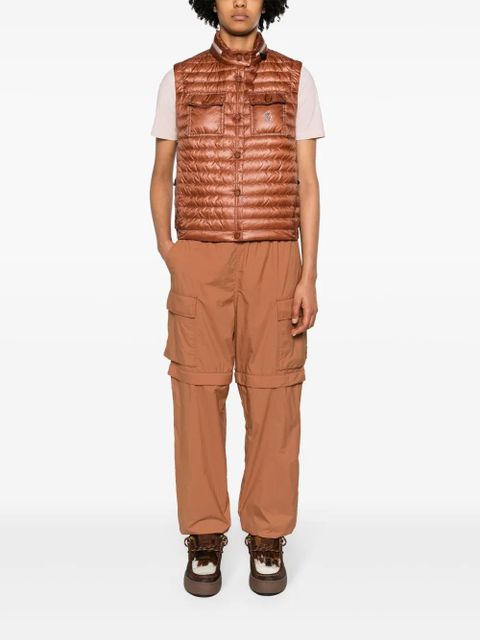 Moncler Grenoble Gumiane quilted down gilet - Red - zdjęcie produktu nr 2