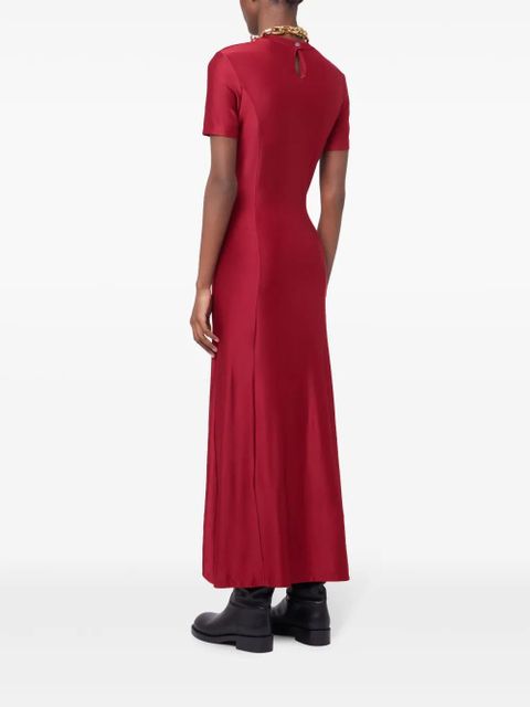 Rabanne gathered jersey maxi dress