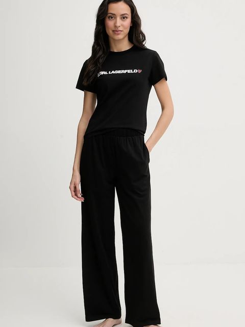 Karl Lagerfeld piżama bawełniana IKON - zdjęcie produktu nr 1