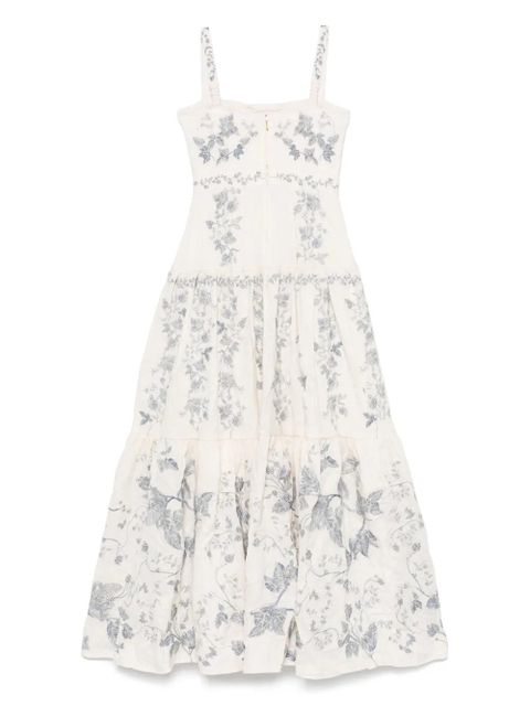 Agua By Agua Bendita Lima Bougainvillea maxi dress - White - zdjęcie produktu nr 2