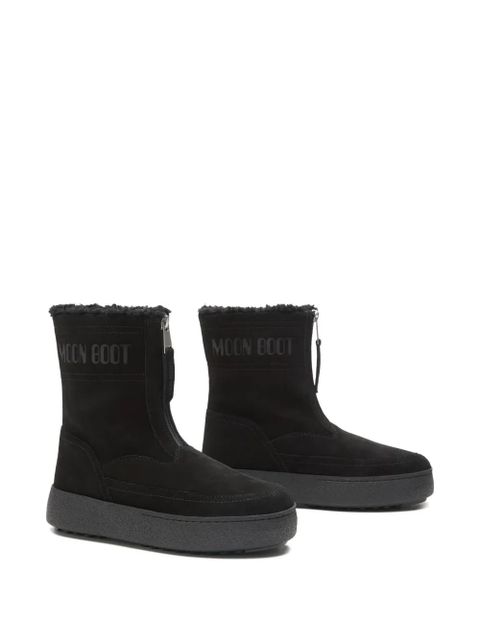 Moon Boot LTrack Lara zip-front shearling boots - Black - zdjęcie produktu nr 2