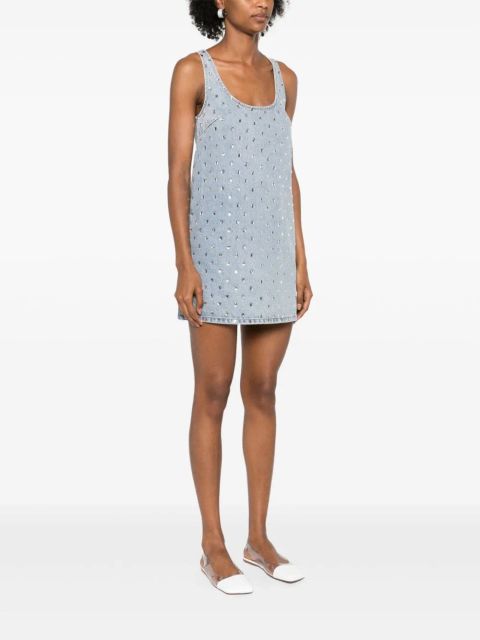 Self-Portrait Denim Dress - Blue