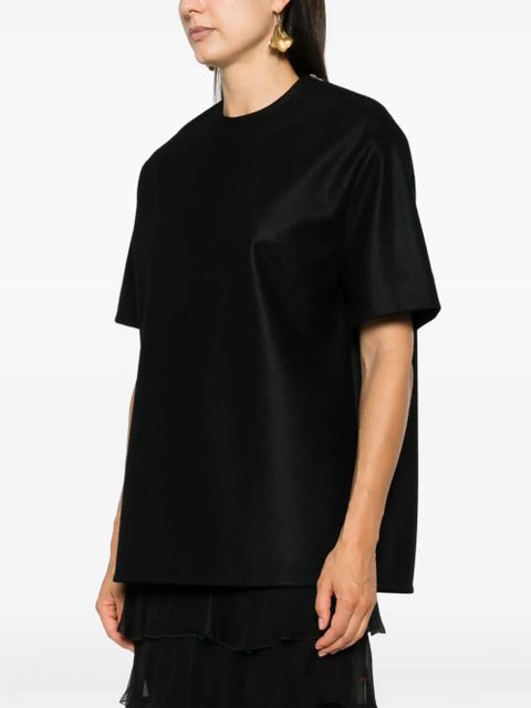Jil Sander wool T-shirt - Black
