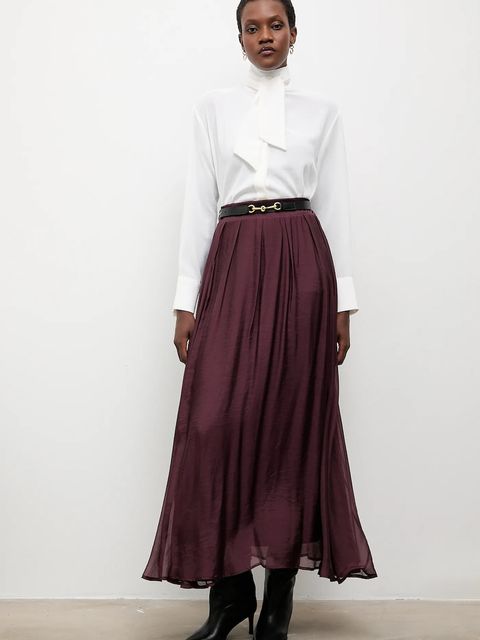 Answear.LAB koszula damska kolor biały relaxed z wiązanym dekoltem - zdjęcie produktu nr 2