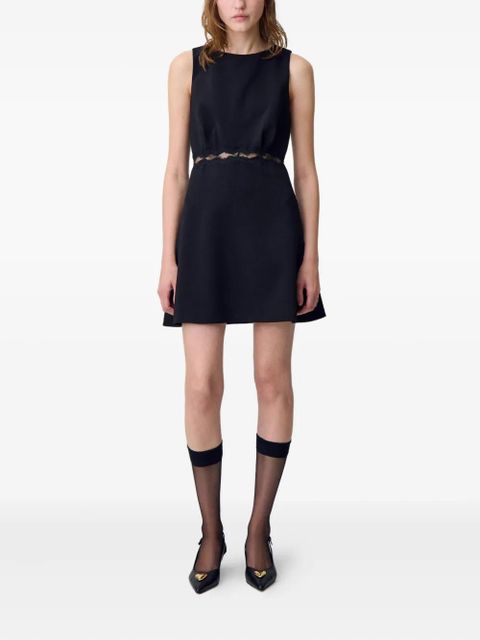 Claudie Pierlot lace-insert sleeveless dress - Black - zdjęcie produktu nr 2