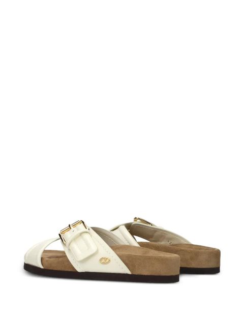 Valentino Garavani VLogo Signature crossover-strap sandals - Neutrals