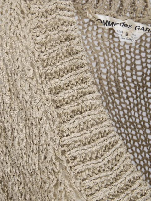 Comme Des Garçons V-neck vest - Neutrals