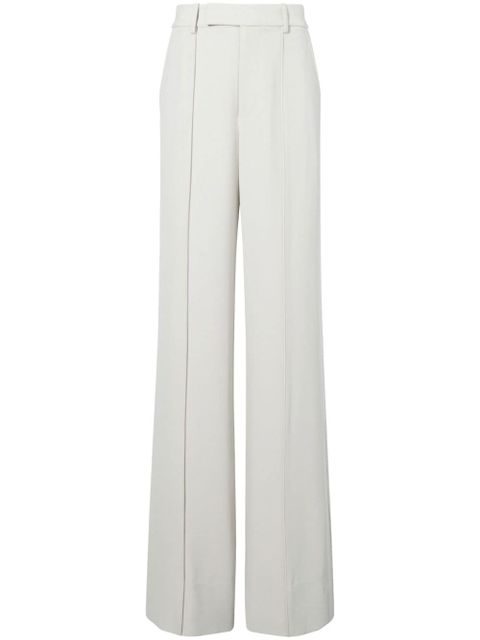 Proenza Schouler Weyes Matte Trousers - White - zdjęcie produktu nr 1