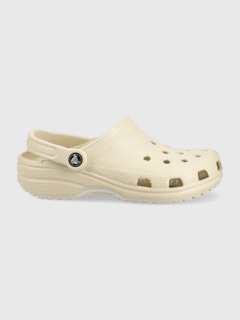 Crocs klapki Classic damskie kolor beżowy 10001 - zdjęcie produktu nr 1
