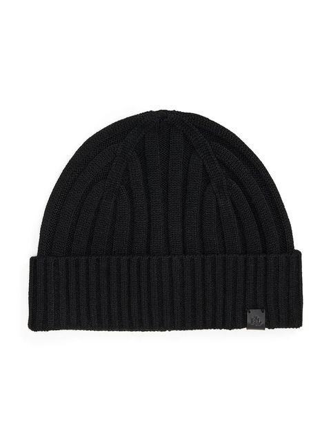 Lauren Ralph Lauren czapka z dodatkiem wełny kolor czarny 454P04462 - zdjęcie produktu nr 1