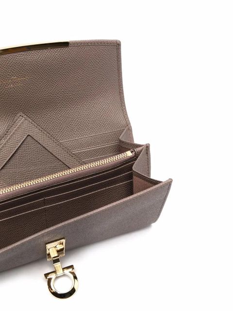 Ferragamo Continental leather wallet - Brown