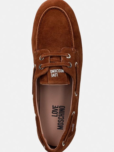 Love Moschino półbuty zamszowe