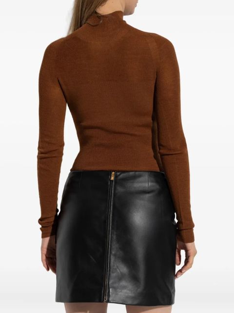Versace turtleneck jumper - Brown - zdjęcie produktu nr 2