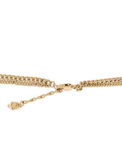 Alexander McQueen drop-pendant necklace - Gold