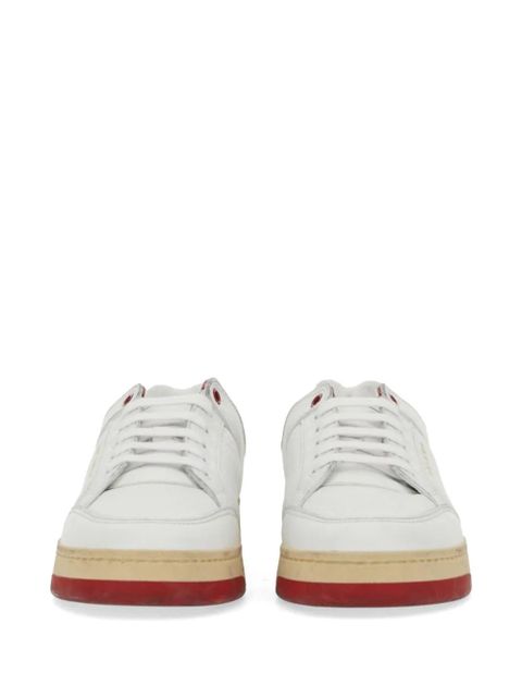 Saint Laurent SL/61 low-top leather sneakers - White
