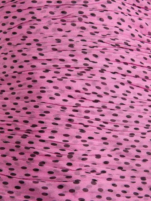 Valentino Garavani chiffon top with Plusdepois print - Pink