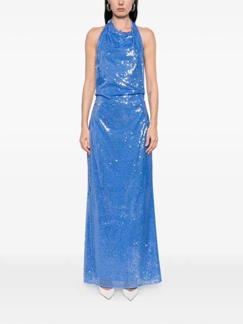 Simkhai embelished maxi dress - Blue