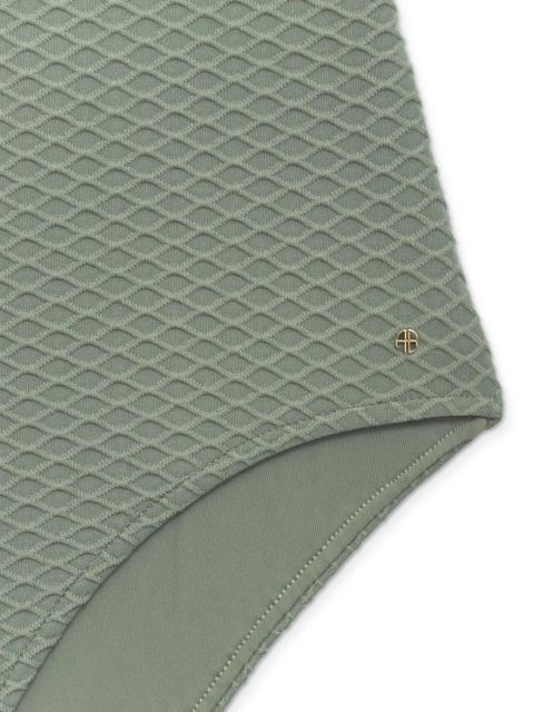 ANINE BING Jace scoop-neck bodysuit - Green