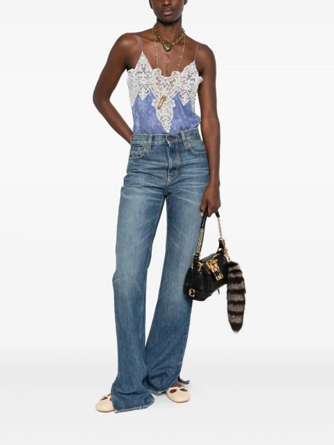 Chloé lace insert camisole - Purple