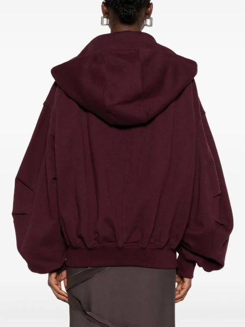 The Attico zip-up hoodie - Purple