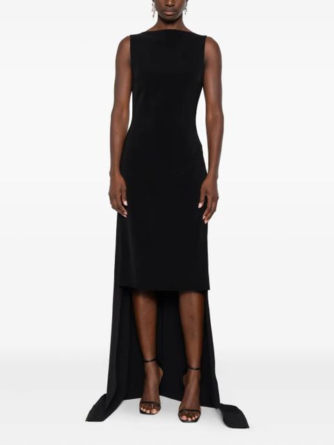 Balenciaga sleeveless pleat-detail dress - Black - zdjęcie produktu nr 2