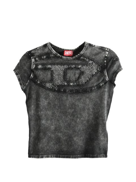 Diesel T-Mely-Cup T-shirt - Black - zdjęcie produktu nr 1