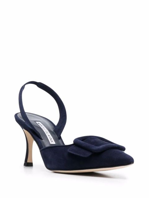 Manolo Blahnik Maysale slingback pumps - Blue - zdjęcie produktu nr 2