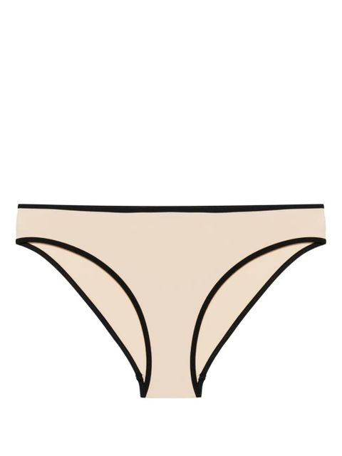 TOTEME striped-edge bikini bottoms - Neutrals - zdjęcie produktu nr 1