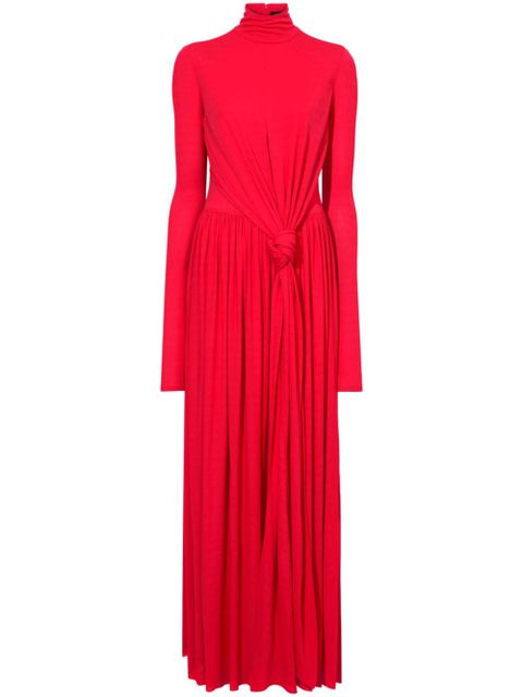 Proenza Schouler Meret tie-detail maxi dress - Red - zdjęcie produktu nr 1