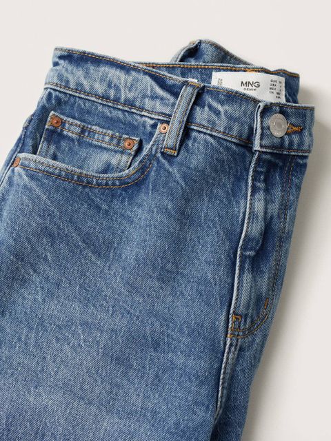 Dżinsy Mom z elastycznego denimu