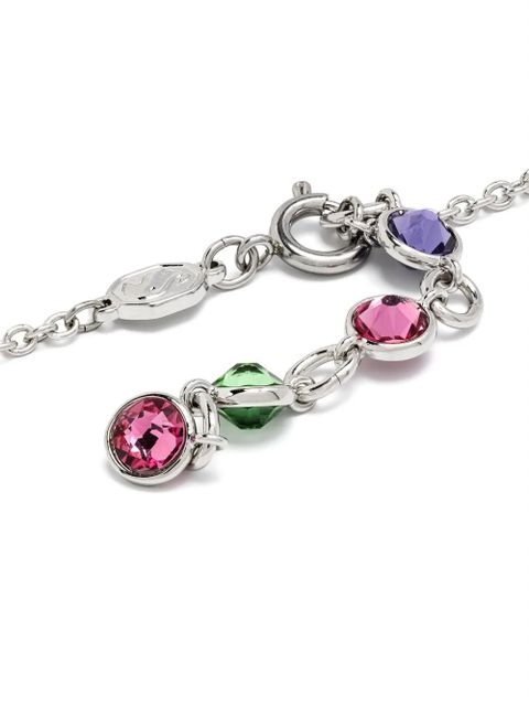 Swarovski Gema mixed-cuts crystal necklace - Silver