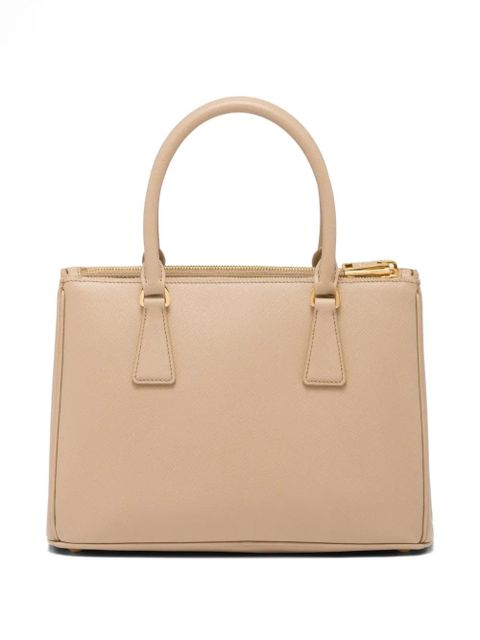 Prada medium Galleria leather tote bag - Neutrals