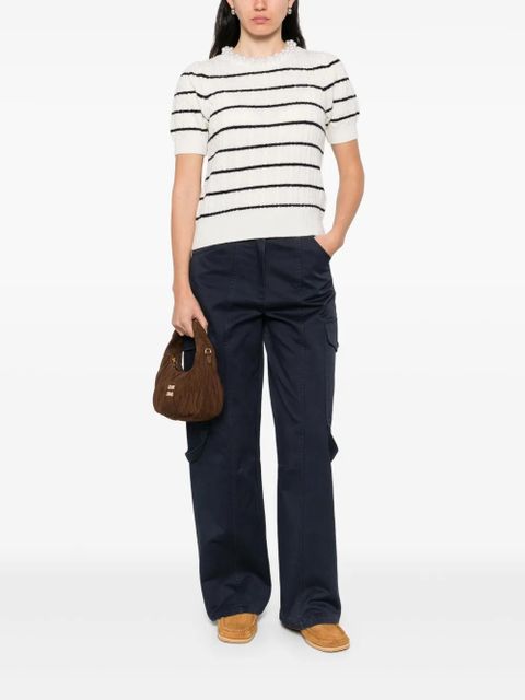 SANDRO striped T-shirt - Neutrals - zdjęcie produktu nr 2