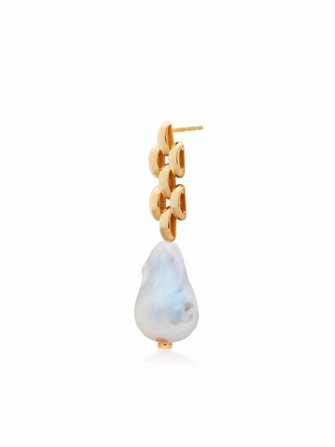 Monica Vinader Heirloom baroque pearl earrings - Gold - zdjęcie produktu nr 2