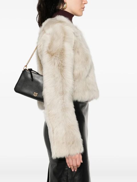 PINKO double-zip leather cross-body bag - Black - zdjęcie produktu nr 2