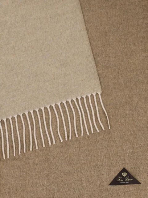 Loro Piana two-tone fringed scarf - Neutrals - zdjęcie produktu nr 2