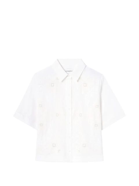Claudie Pierlot embroidered shirt - White - zdjęcie produktu nr 1