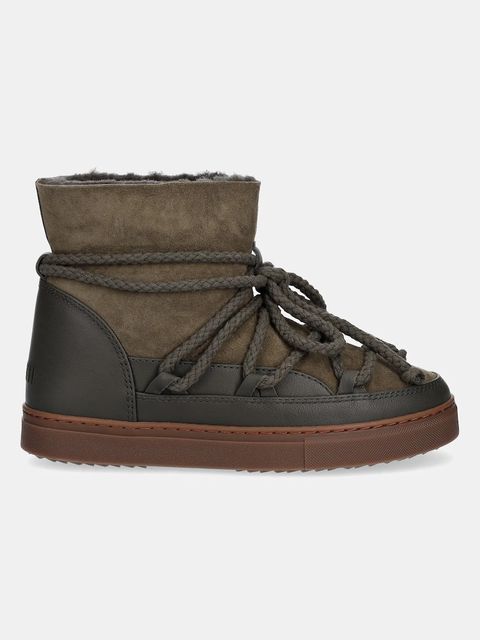 Inuikii śniegowce skórzane Classic kolor zielony 1001.003.0122.357 - zdjęcie produktu nr 2