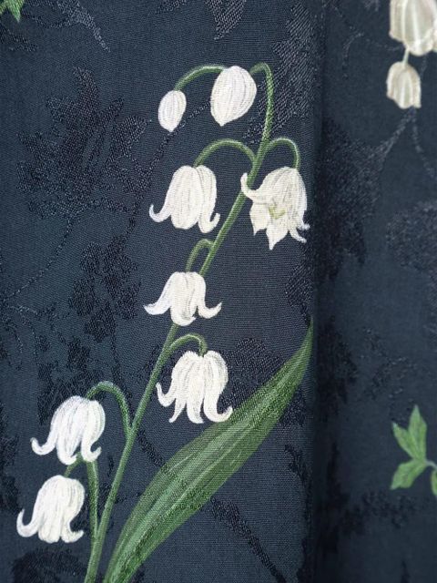 Agua By Agua Bendita Cecilia Tesoro floral-print shirt - Blue