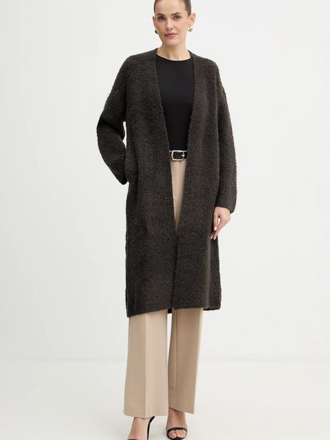 Guess kardigan z domieszką wełny BENIKO damski kolor szary W5BR54 Z0702 - zdjęcie produktu nr 1