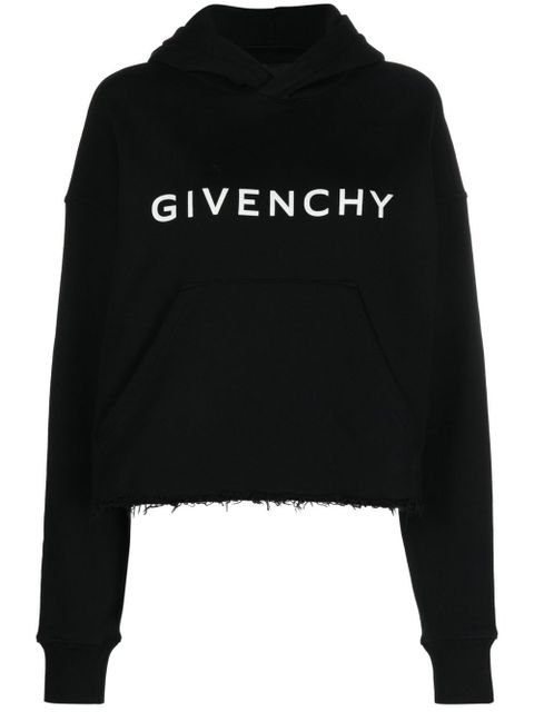 Givenchy cotton logo-print hoodie - Black - zdjęcie produktu nr 1