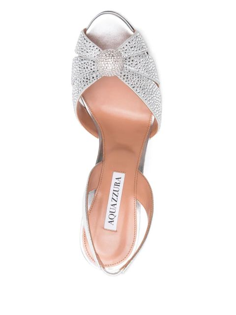 Aquazzura 105mm Italian Flirt sandals - Silver