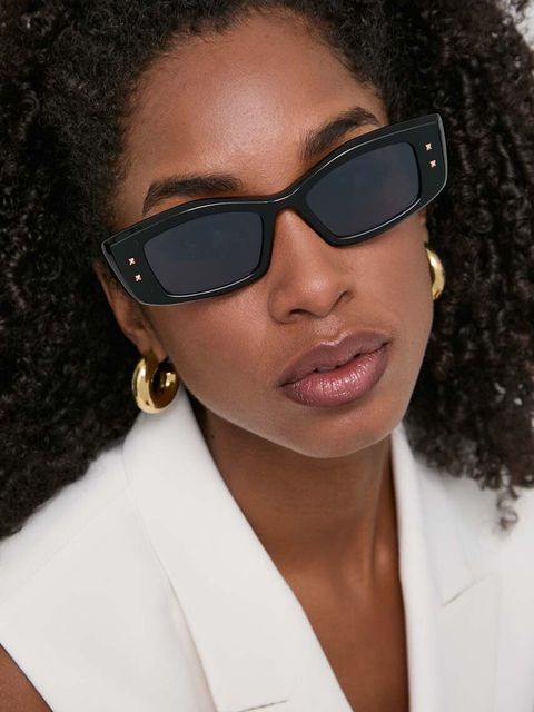 Valentino okulary przeciwsłoneczne V - QUATTRO damskie kolor czarny VLS-109A - zdjęcie produktu nr 1