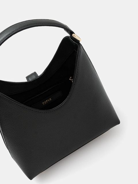 Furla torebka skórzana kolor zielony WE00876 ARE000 4491S