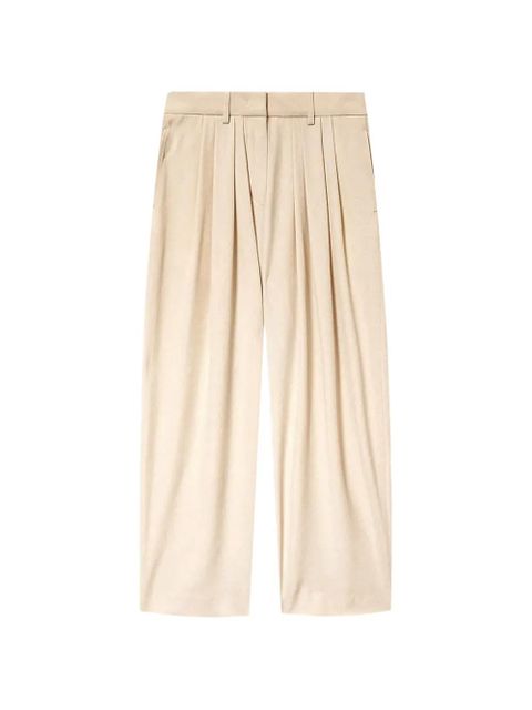 ISABEL MARANT Janice pleated trousers - Neutrals - zdjęcie produktu nr 1