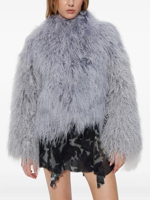 MISBHV faux-fur jacket - Grey