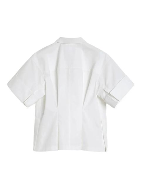 Jil Sander short-sleeve plain shirt - White - zdjęcie produktu nr 2