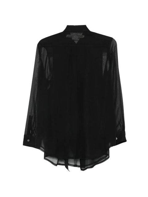 Comme Des Garçons ruffled blouse - Black - zdjęcie produktu nr 2