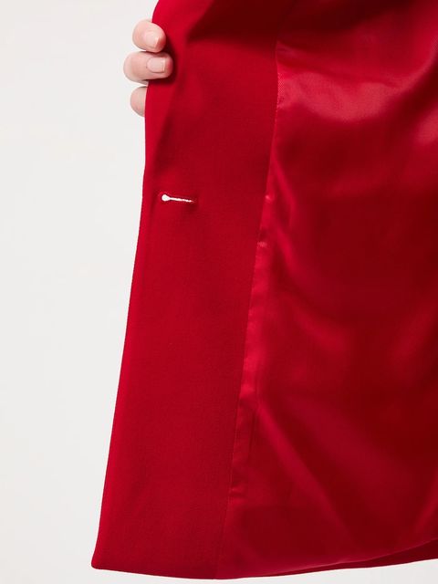 Medicine marynarka damska kolor czerwony jednorzędowa gładka