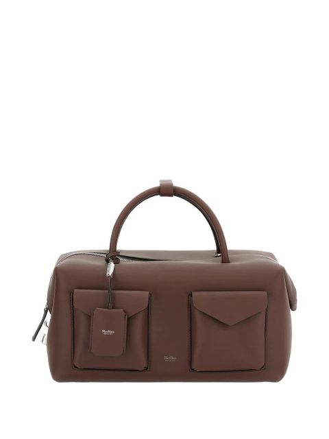 Max Mara padlock flap leather shoulder bag - Brown - zdjęcie produktu nr 1